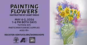 Registration for Painting Flowers with Janet Mego cover picture