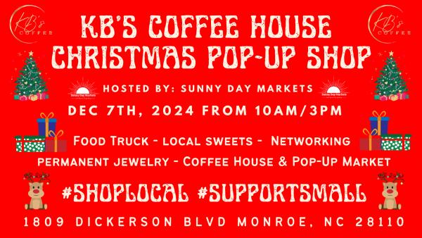 KB's Coffee House Christmas Pop-Up Market