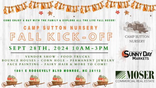Camp Sutton Nursery Fall Festival