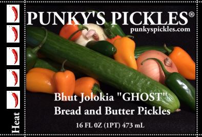 Bhut Jolokia  aka “GHOST” Bread and Butter Pickles picture
