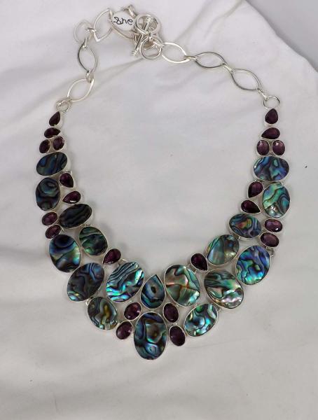 Abalone & Amethyst Necklace picture