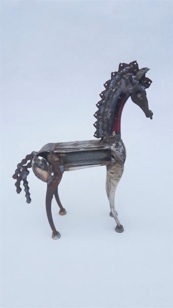 Scrap Metal Horse Sculpture - Metal Horse picture