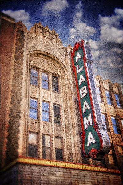 Alabama Theatre Sign, Left Side