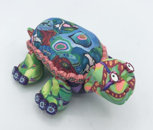 Turtle Polymer Clay Sculpture picture