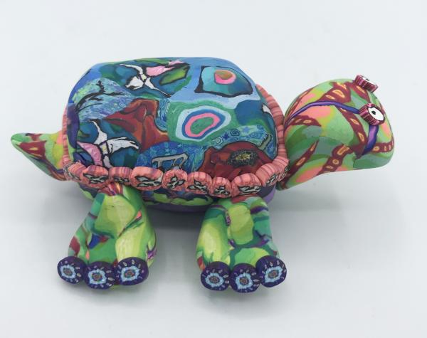Turtle Polymer Clay Sculpture picture