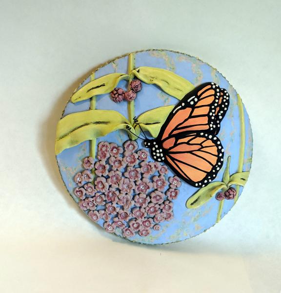 Monarch Butterfly Milkweed Wall Art picture