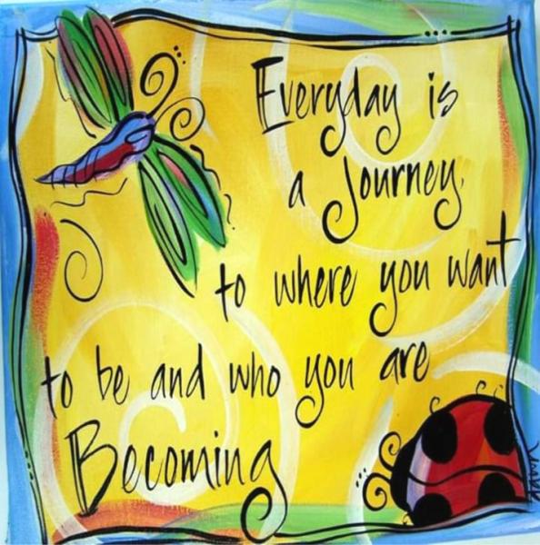 Everyday is a Journey-Canvas painting picture