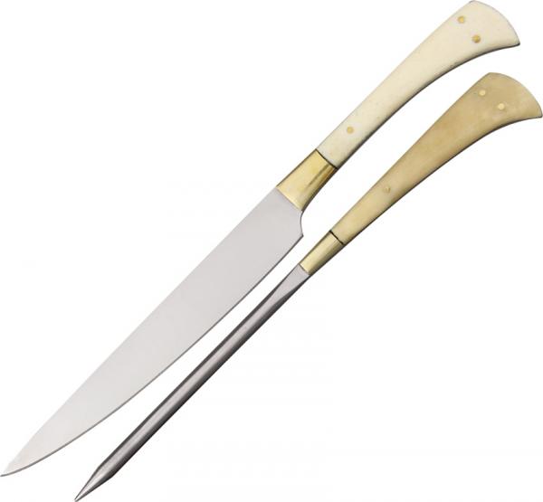 Medieval Knife & Skewer Set, Bone picture