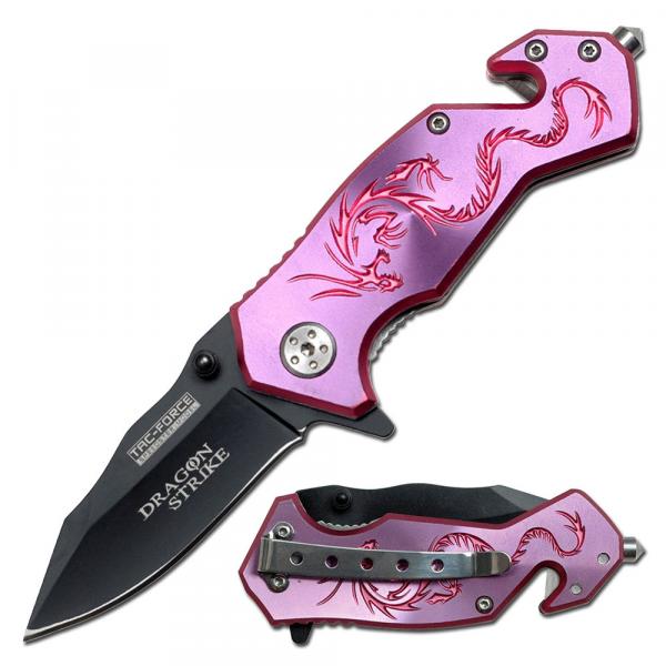 Pink Dragon Folding Knife, Small picture
