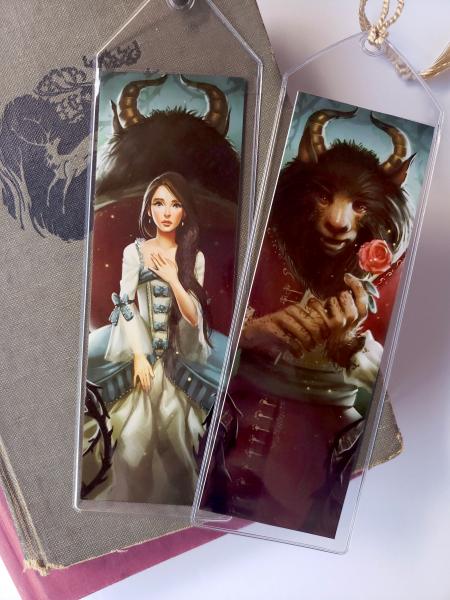 Beauty and the Beast Double Sided Bookmark