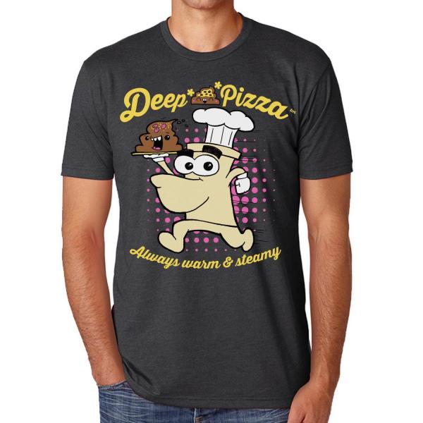 Deep Sh*t Pizza Men's Tee