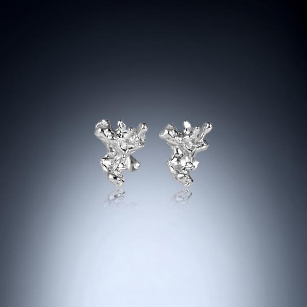 Snowflake Stud Earrings - small picture