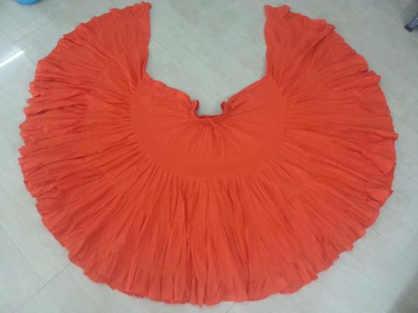 32 Yard Pure Cotton Skirtt Orange