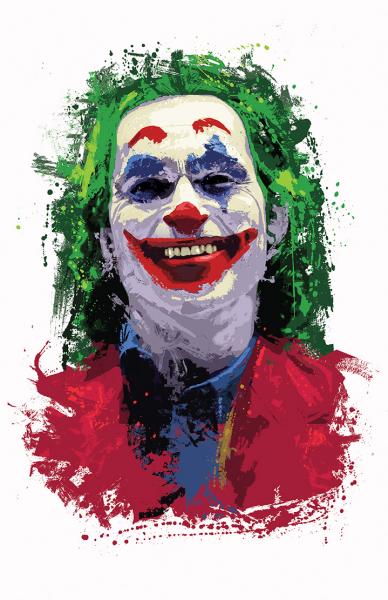Joker Splatter Paint picture