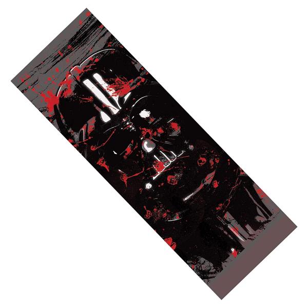 Darth Vader Splatter Paint Metal Bookmark