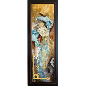 IMAGINATION (Mind)- framed giclee on canvas