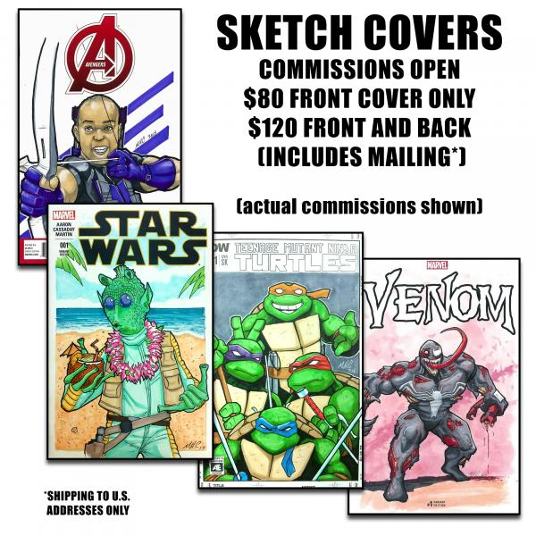 Sketch Variant Commissions (FRONT ONLY)