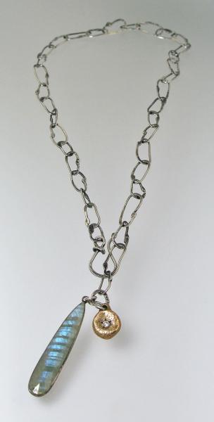 Oxidized Silver Chain Pendants Necklaces