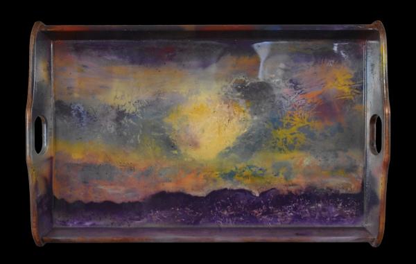 Sunset Resin Tray- SOLD