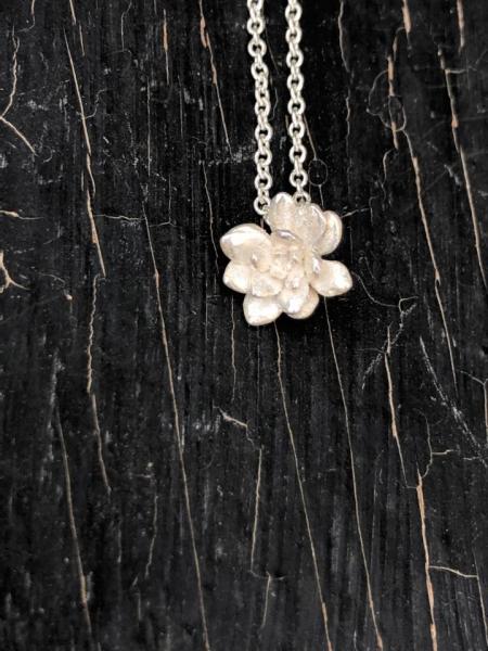 Mini Flower Rosette Necklace