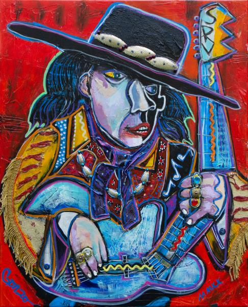 Tribute to SRV Painting