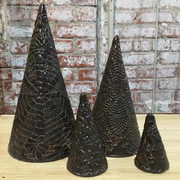 Set of 4 Ceramic Trees picture