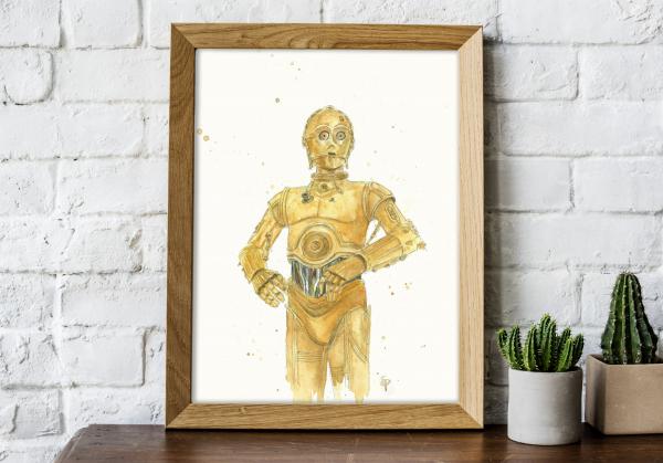 C3PO - Star Wars - 11x14 Art Print picture