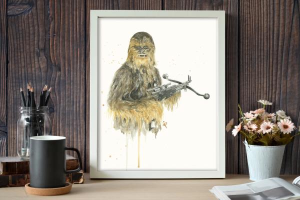 Chewbacca - Star Wars - 5x7 Art Print picture