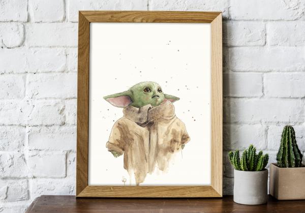 Baby Yoda - Star Wars - 11x14 Art Print picture