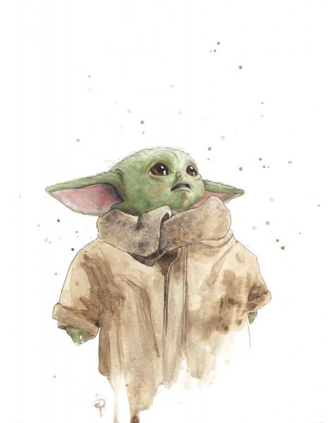 Original Baby Yoda picture