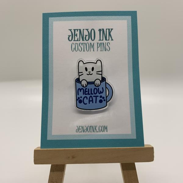 Mellow Cat (Acrylic Pin)