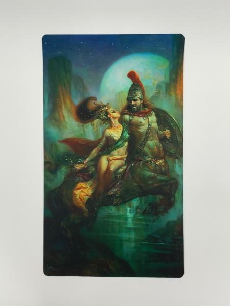 Clio and Chiron Playmat by Patrick J. Jones