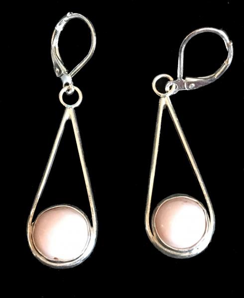 Pink Opal Earrings #2 picture