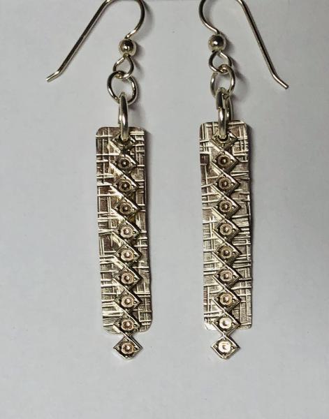 Textured 2-Layers Earrings