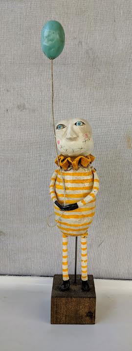 Yellow Striped Guy with Balloon picture