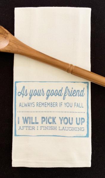 "Always remember..." Cotton Herringbone Towel picture
