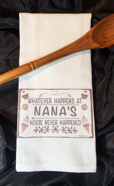 "Nana" Cotton Herringbone Towel picture
