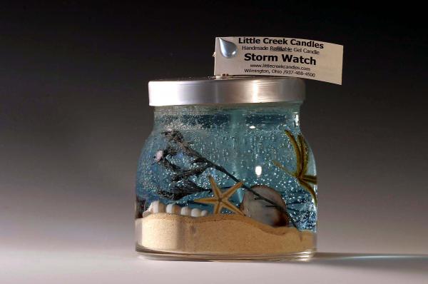 storm watch gel candle