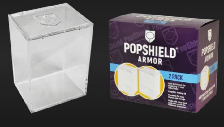 Pop Shield Armor 2-Pack Presentation Protection Display Magnetic LID Funko Pops