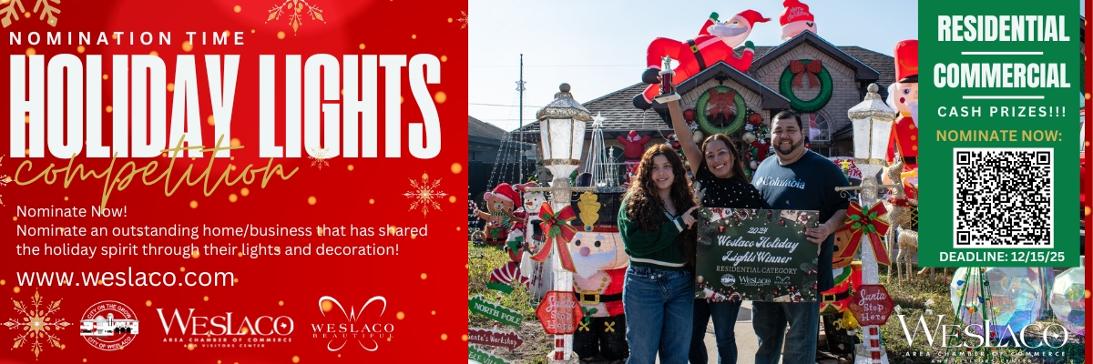 Weslaco Holiday Lights Competition 2025