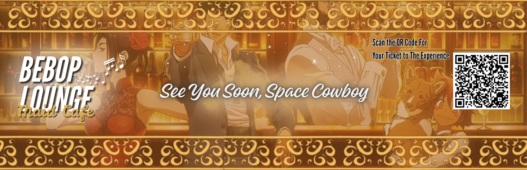 Enjoy your time at the Bebop Lounge in an actual speakeasy!