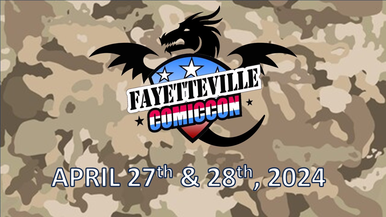 Fayetteville Comic Con Spring 2024 cover image