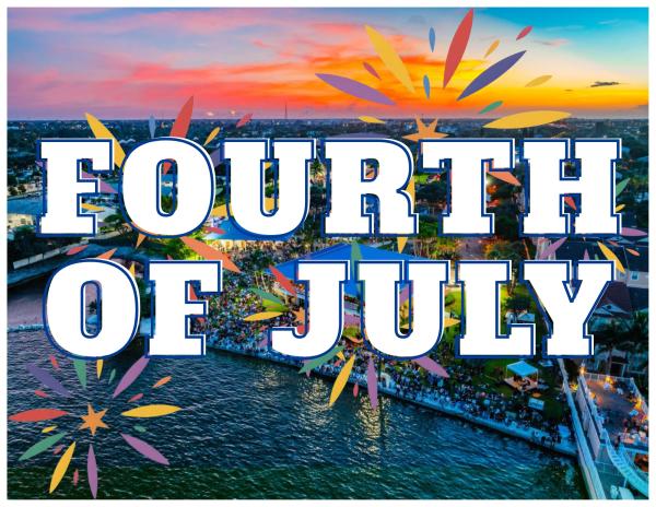 Fourth (4th) of July 2026  - Red, White & Blue with a Waterfront View