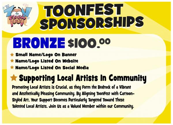 ToonFest Bronze $100.00
