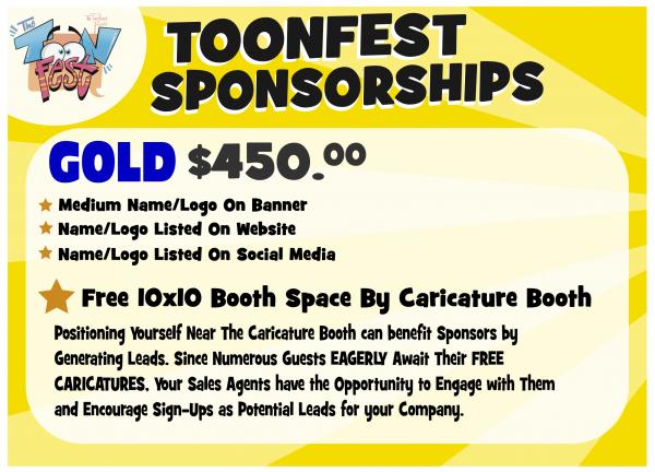 ToonFest Gold $450.00