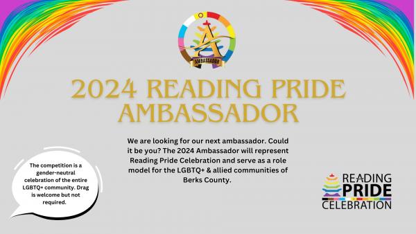 2024 Reading Pride Ambassador Competition