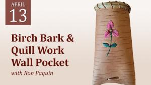 Birch Bark & Quill Wall Pocket cover picture