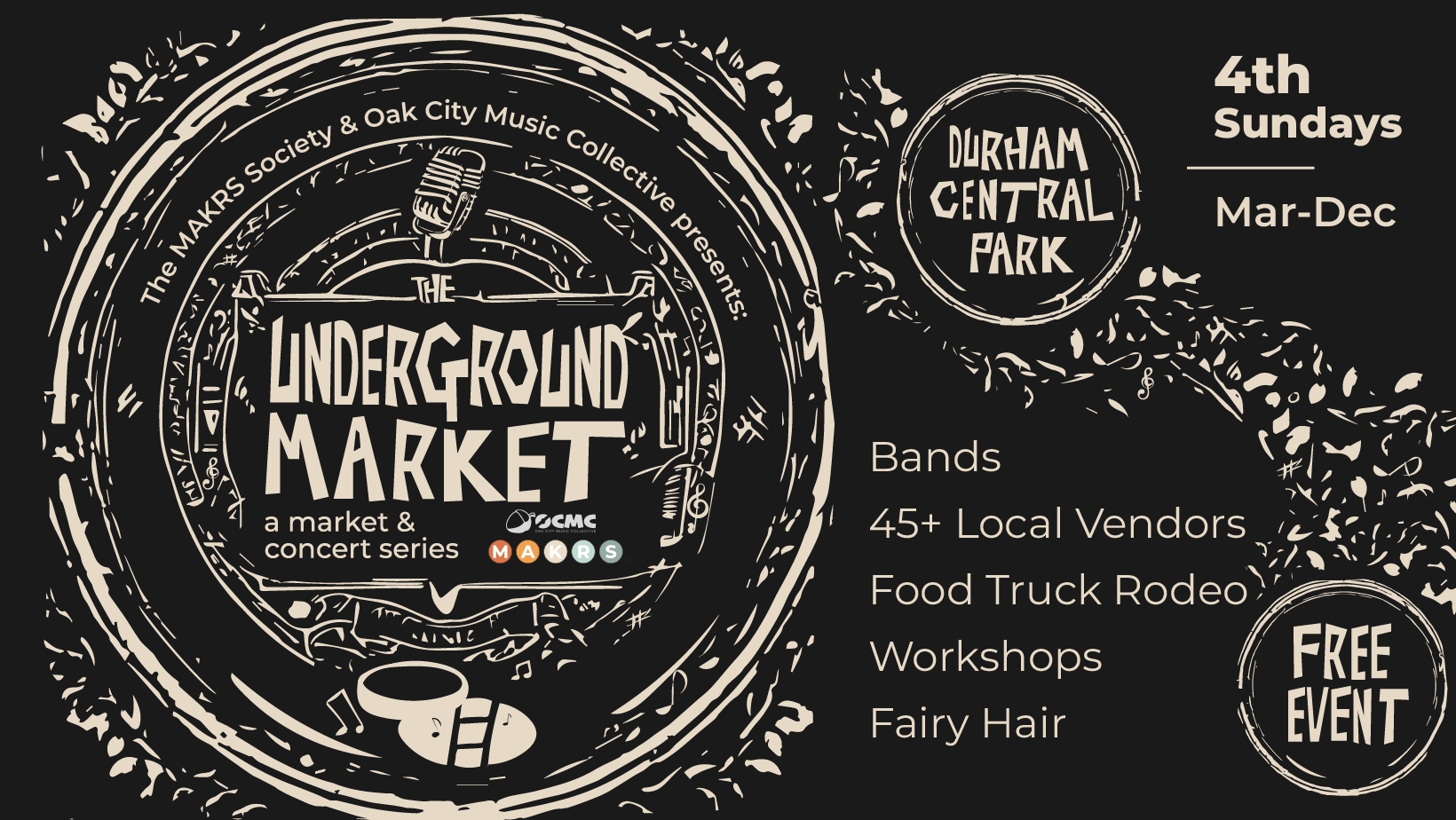 Durham Underground Market (Durham Central Park) cover image