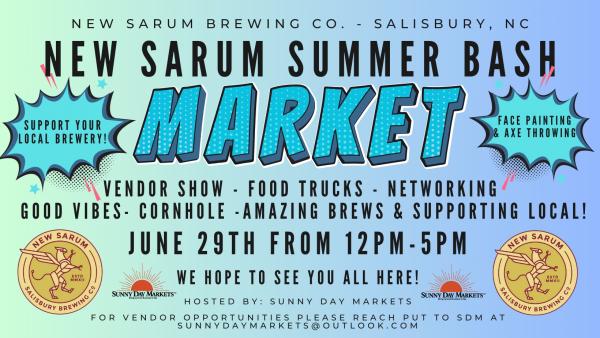 New Sarum Summer Bash Market
