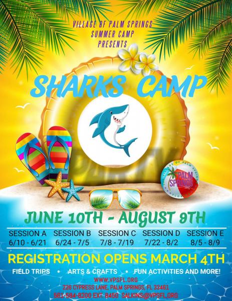 Village of Palm Springs 2024 Summer Camp Registration